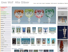 Tablet Screenshot of glaswolf.de